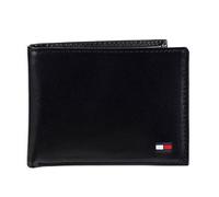 Tommy Hilfiger, portafoglio in pelle con portacarte, Nero (Black), Taglia unica