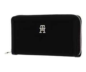 Tommy Hilfiger Portafoglio da donna Essential Large con scomparto portamonete, Nero (Nero), One Size