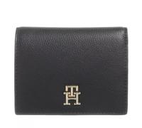 Tommy Hilfiger Portafoglio Donna TH Casual Bi-Fold Wallet Grande, Nero (Black), Taglia Unica