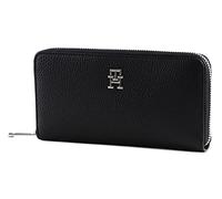 Tommy Hilfiger Portafoglio Donna TH Emblem Large Grande, Nero (Black), Taglia Unica