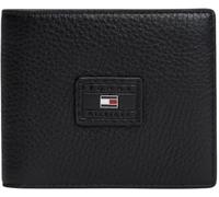 Tommy Hilfiger TH Casual Flag CC And Coin Am0am14255, Portafoglio Bifold Uomo, Black (Black), One Size