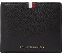 Tommy Hilfiger Portafoglio Uomo Cc Flap con Scomparto Monete, Multicolore (Black), Taglia Unica