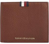 Tommy Hilfiger Portafoglio Uomo Cc Flap con Scomparto Monete, Multicolore (Dark Chestnut), Taglia Unica