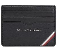 Tommy Hilfiger Portafoglio Uomo Central Cc in Pelle, Multicolore (Black), Onesize