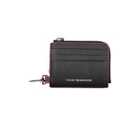 Tommy Hilfiger TH Struc Leather CC Holder With Zip Black
