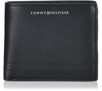 Tommy Hilfiger Portafoglio Uomo TH Business Leather CC and Coin Piccolo, Nero (Black), Taglia Unica
