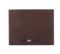 TOMMY HILFIGER Portamonete 'Johnson' navy / cioccolato / rosso / bianco Uomo TOMMY HILFIGER XS-XXL navy / cioccolato / rosso / bianco