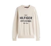 TOMMY HILFIGER Pullover 'ATHLEISURE' cappuccino / nero Uomo - PROMO - Pullover e cardigan - Pullover - Pullover girocollo TOMMY HILFIGER M
