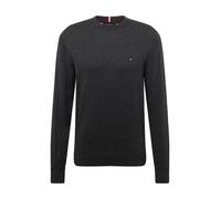 Tommy Hilfiger PIMA ORG CTN CASHMERE CREW NECK MW0MW28046, Maglioni Uomo, Grigio (Dark Grey Heather), S