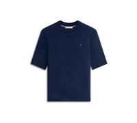 Tommy Hilfiger Co Jersey Fine GG C-nk SS Swt Ww0ww49705 Pullover, Blue (Dark Night Navy), M Donna
