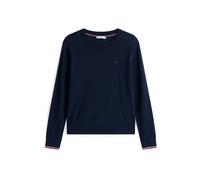 TOMMY HILFIGER Pullover blu scuro / rosso / bianco Donna TOMMY HILFIGER XL blu scuro / rosso / bianco