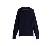 Tommy Hilfiger Uomo Pullover con Cerniera Mock Neck Regular Fit