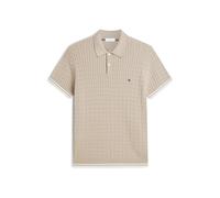 TOMMY HILFIGER Pullover 'Cable Short Sleeve' stucco Uomo - Abbigliamento - Pullover e cardigan - Pullover - Pullover con scollo a V TOMMY HILFIGER L