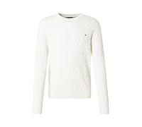 Tommy Hilfiger - Classic Cable Crew Neck Bianco - Abbigliamento XL Bianco