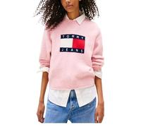 Tommy Jeans Pullover navy / marrone scuro / rosso / bianco Donna Tommy Jeans XS