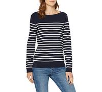 Tommy Hilfiger Pullover Donna Heritage Elegante, Blu (Midnight/Classic White), XS