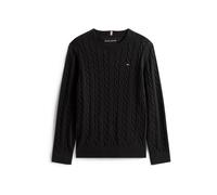 TOMMY HILFIGER Pullover 'Essential Cable' nero Bambini - Bimbo - Ragazzo (taglie 140-176) - PROMO - Maglioni e felpe TOMMY HILFIGER 140