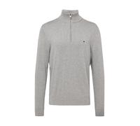 Tommy Hilfiger Uomo Pullover con Cerniera Essential Cotton Mock Mezza Zip