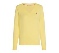 TOMMY HILFIGER Pullover 'Gold-tone Button Cuff' giallo Donna - Abbigliamento - Taglie comode - Pullover e cardigan - Pullover TOMMY HILFIGER S