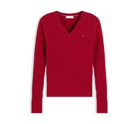 Tommy Hilfiger Co Cable Fine GG V-nk LS Swt Ww0ww44987 Pullover Donna