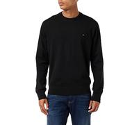 Tommy Hilfiger Pullover Uomo 1985 senza Cappuccio, Nero (Black), S