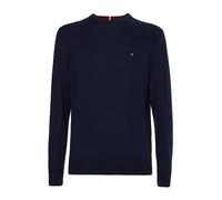 Tommy Hilfiger Pullover Uomo Cashmere Crew Neck Pullover in Maglia, Blu (Desert Sky), XL