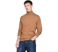 Tommy Hilfiger Pullover Uomo Cashmere Roll Neck Collo Alto, Beige (Safari Canvas), 3XL