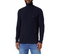 Tommy Hilfiger Pullover Uomo Collo Alto, Blu (Desert Sky), S