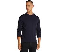Tommy Hilfiger Pullover Uomo Crew Neck Pullover in Maglia, Blu (Desert Sky), S