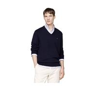 Pima Org Ctn Cashmere V Neck by Tommy Hilfiger XXL Blu
