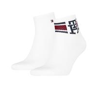 TOMMY HILFIGER Quarter 2P Sport M - calzini corti - uomo White 43/46
