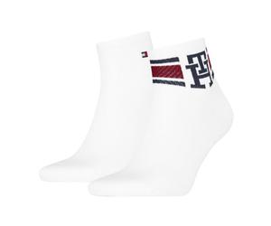 TOMMY HILFIGER Quarter 2P Sport M - calzini corti - uomo White 43/46