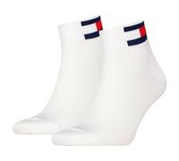 Tommy Hilfiger Quarter, Calzini Unisex - Adulto, Bianco, 39-42