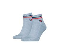 Tommy Hilfiger Quarter, Calzini Unisex - Adulto, Blu, 35-38
