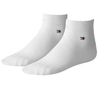 Tommy Hilfiger Quarter, Calzini Unisex - Bambini e ragazzi, Bianco, 27-30