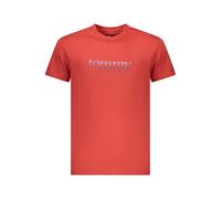 Tommy Hilfiger Red Cotton Mens T-Shirt - M