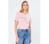 Tommy Hilfiger - Reg Corp Logo C-Nk S WW0WW40276 Rosa - Abbigliamento S Rosa