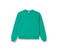 Tommy Hilfiger Reg Flag On Chest Swtshrt Ww0Ww41246, Felpa, Donna, Verde (Olympic Green), L