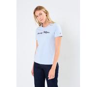 Tommy Hilfiger - Reg Script C-Nk Ss WW0WW42589 Blu - Abbigliamento L Blu