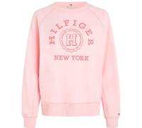 Tommy Hilfiger Reg Varsity Raglan Sweatshirt WW0WW41239 Felpe Pesanti, Rosa (Whimsy Pink), L Donna