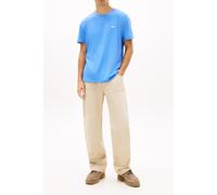 Tommy Jeans - T-shirt blu con stemma del logo 46