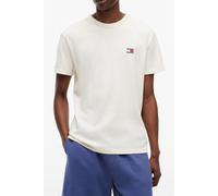 Tommy Jeans - T-shirt beige con logo-Neutro 50