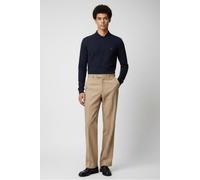 Tommy Hilfiger Uomo Maglietta Polo Maniche Lunghe Liquid Cotton Regular Fit, Blu (Desert Sky), L