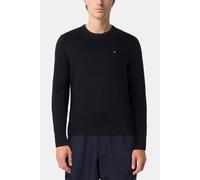 Pima Org Ctn Cashmere Crew Neck by Tommy Hilfiger S Nero