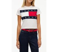 Tommy Jeans - T-shirt con Logo Big Flag - - Tops - Donna - Multicolore - L