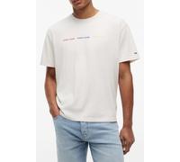 Tommy Hilfiger Regular Repeat Ss Ancient White Taglia: XXL | Magliette basic Outlet | Uomo | Bianco