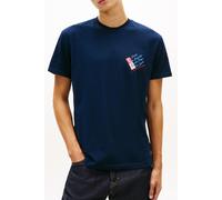 Tommy Hilfiger Regular Signature Shift T-shirt Dark Night Navy Taglia: L | T-shirt stampate Outlet | Uomo | Nero