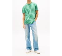 Tommy Hilfiger Regular Stripe Ss Tee Bahama Green Stripe Taglia: S | T-shirt stampate Outlet | Uomo | Verde