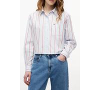 Tommy Hilfiger Relaxed Crop Shirt Kingly Blue/multi Stripe Taglia: XS | Maglie a manica lunga Outlet | Donna | Blu