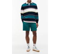 Tommy Hilfiger Relaxed Stripe Rugby Dark Night Navy Multi Taglia: M | Polo Outlet | Uomo | Nero